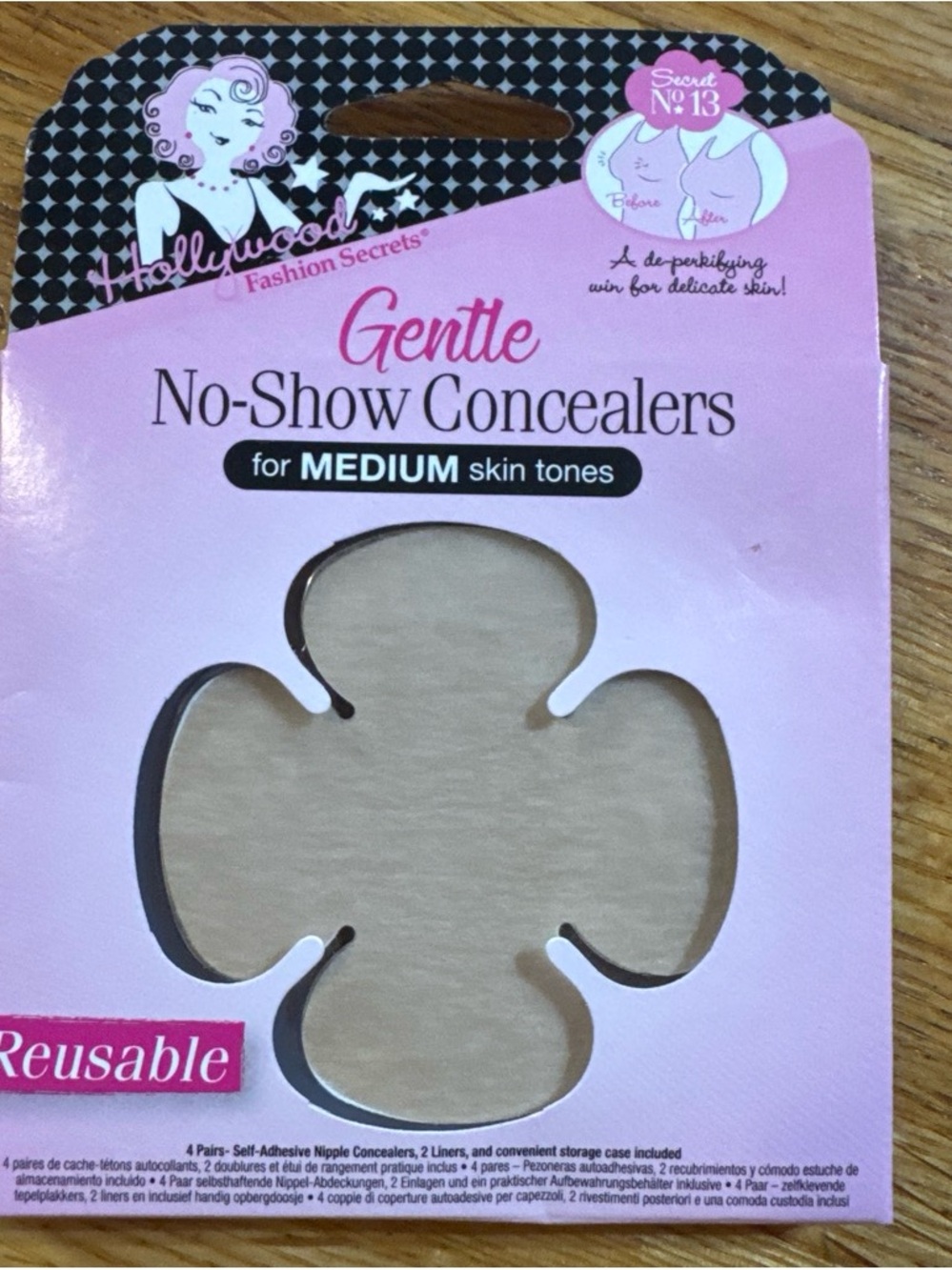Gentle No-Show Concealers - Medium (Pink)